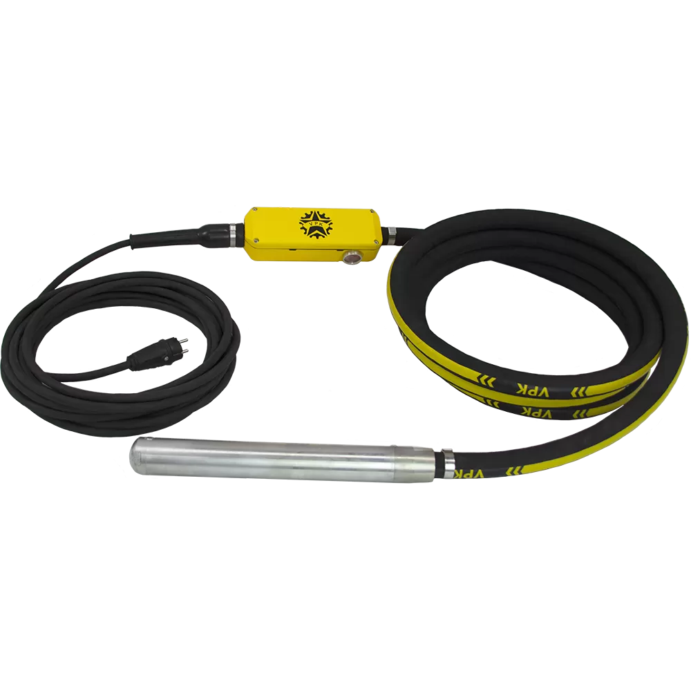 Вибраторы глубинные со встроенным преобразователем Глубинный вибратор с преобразователем VPK Electron 36